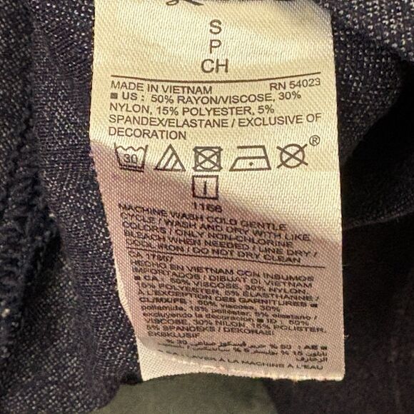 Old Navy Stevie Skinny Leggings Women’s Small Blue - Picture 6 of 8